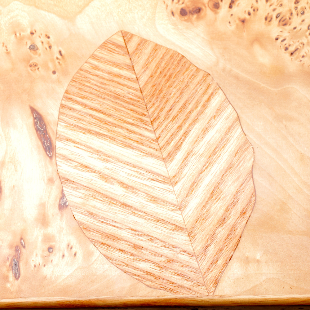 Mappa Wood Burled Table