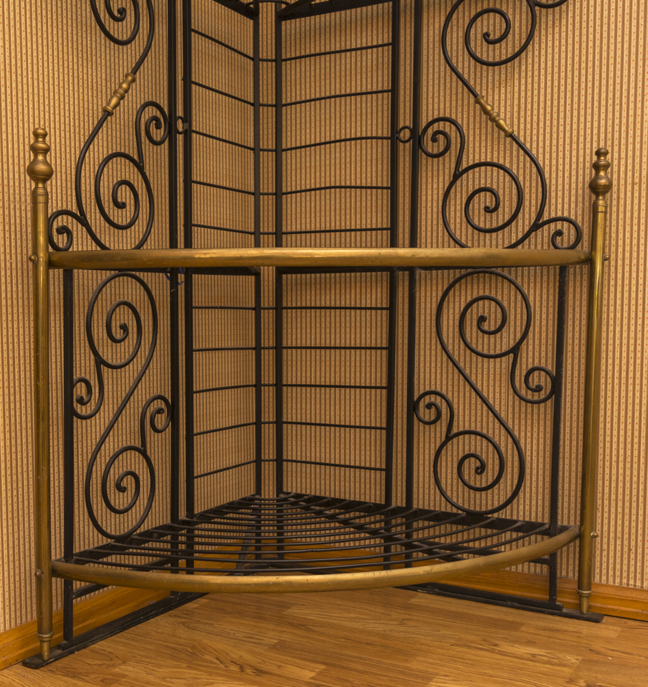 Wrought Iron Corner Shelf