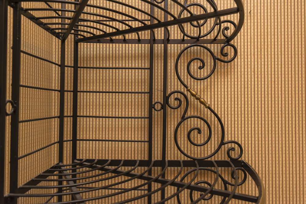 Wrought Iron Corner Shelf