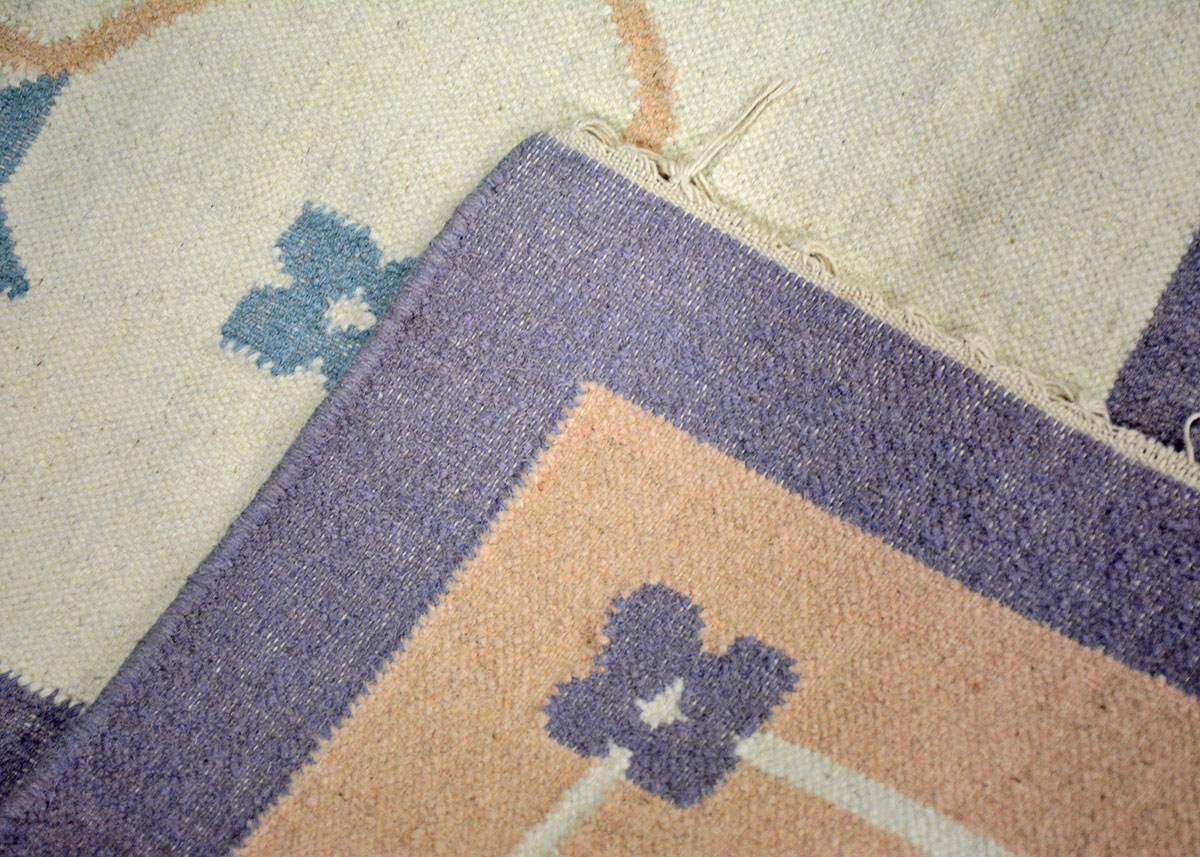 Hand Knotted Indian Dhurrie Flatweave Area Rug