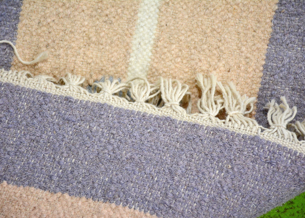 Hand Knotted Indian Dhurrie Flatweave Area Rug