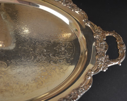 Silver Plated Butler Trays and Serving Platter