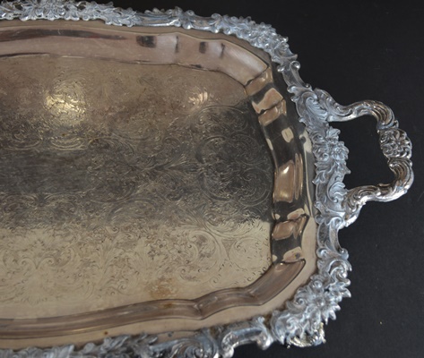 Silver Plated Butler Trays and Serving Platter