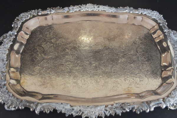 Silver Plated Butler Trays and Serving Platter