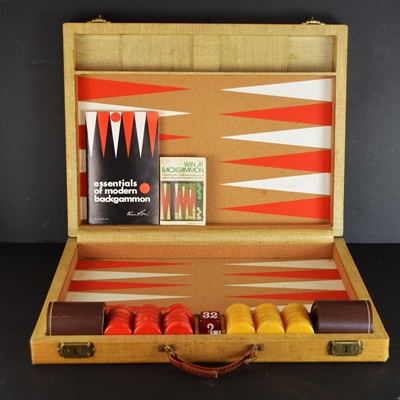 Vintage Crisloid Acrylic Backgammon Set