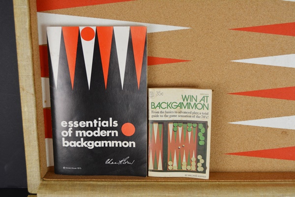 Vintage Crisloid Acrylic Backgammon Set