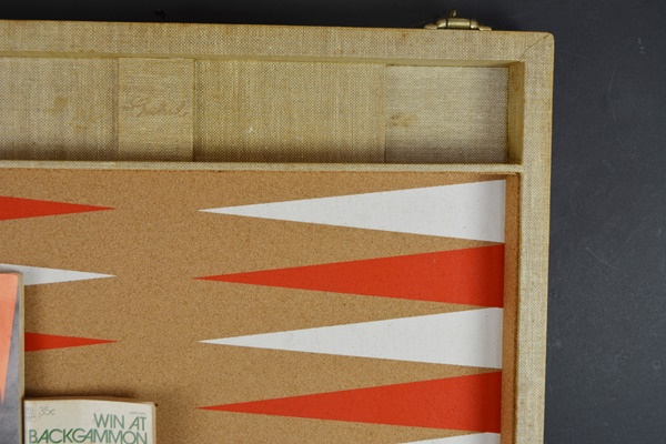 Vintage Crisloid Acrylic Backgammon Set