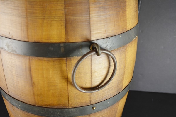 Vintage Barrel Cooler On Wheels