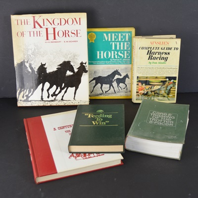 Six Hardcover Books On Horse Topics