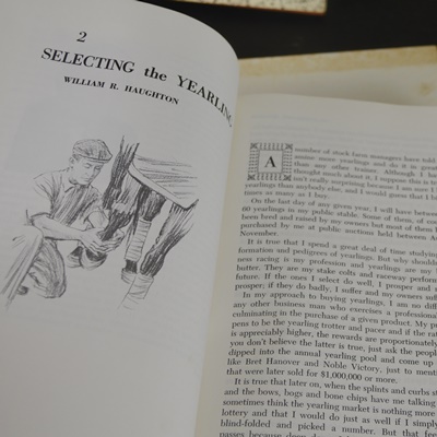 Six Hardcover Books On Horse Topics