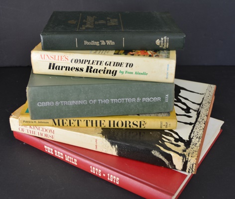 Six Hardcover Books On Horse Topics
