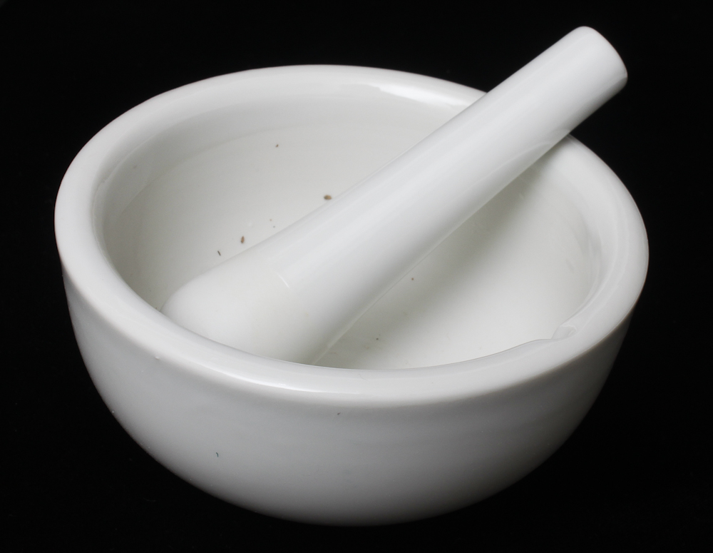 Food Processor and Vintage Baking Dishes