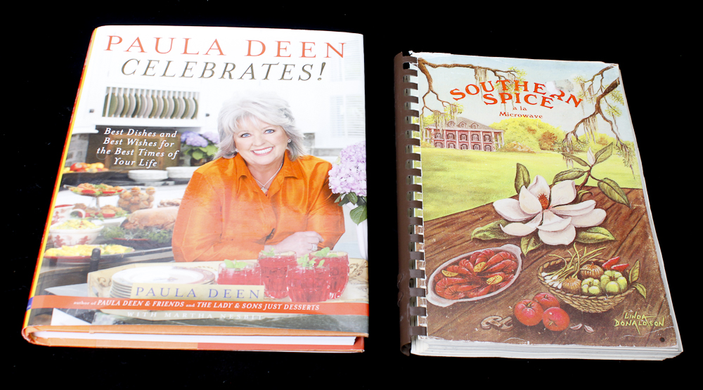 Food Processor and Vintage Baking Dishes