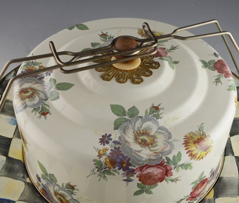 Camp MacKenzie-Childs Covered Cake Plate