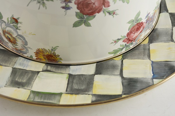 Camp MacKenzie-Childs Covered Cake Plate