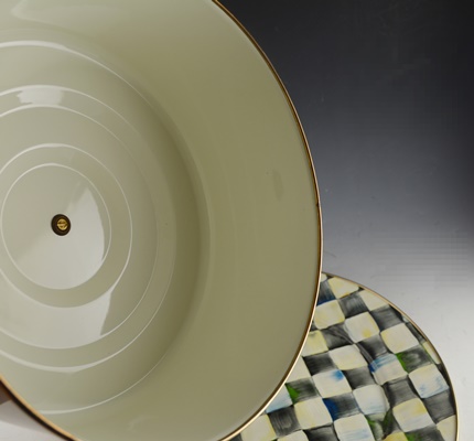 Camp MacKenzie-Childs Covered Cake Plate