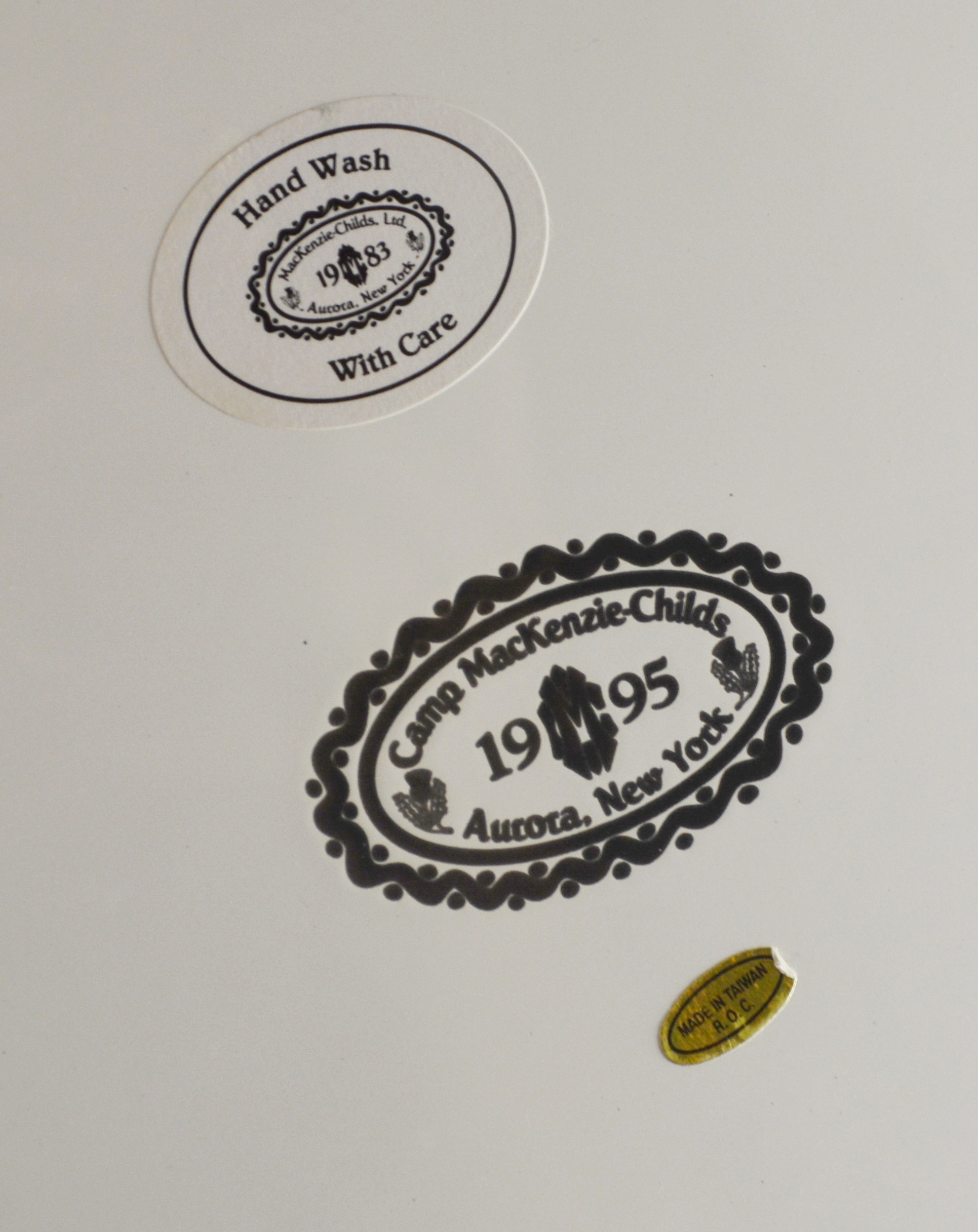 Camp MacKenzie-Childs Covered Cake Plate