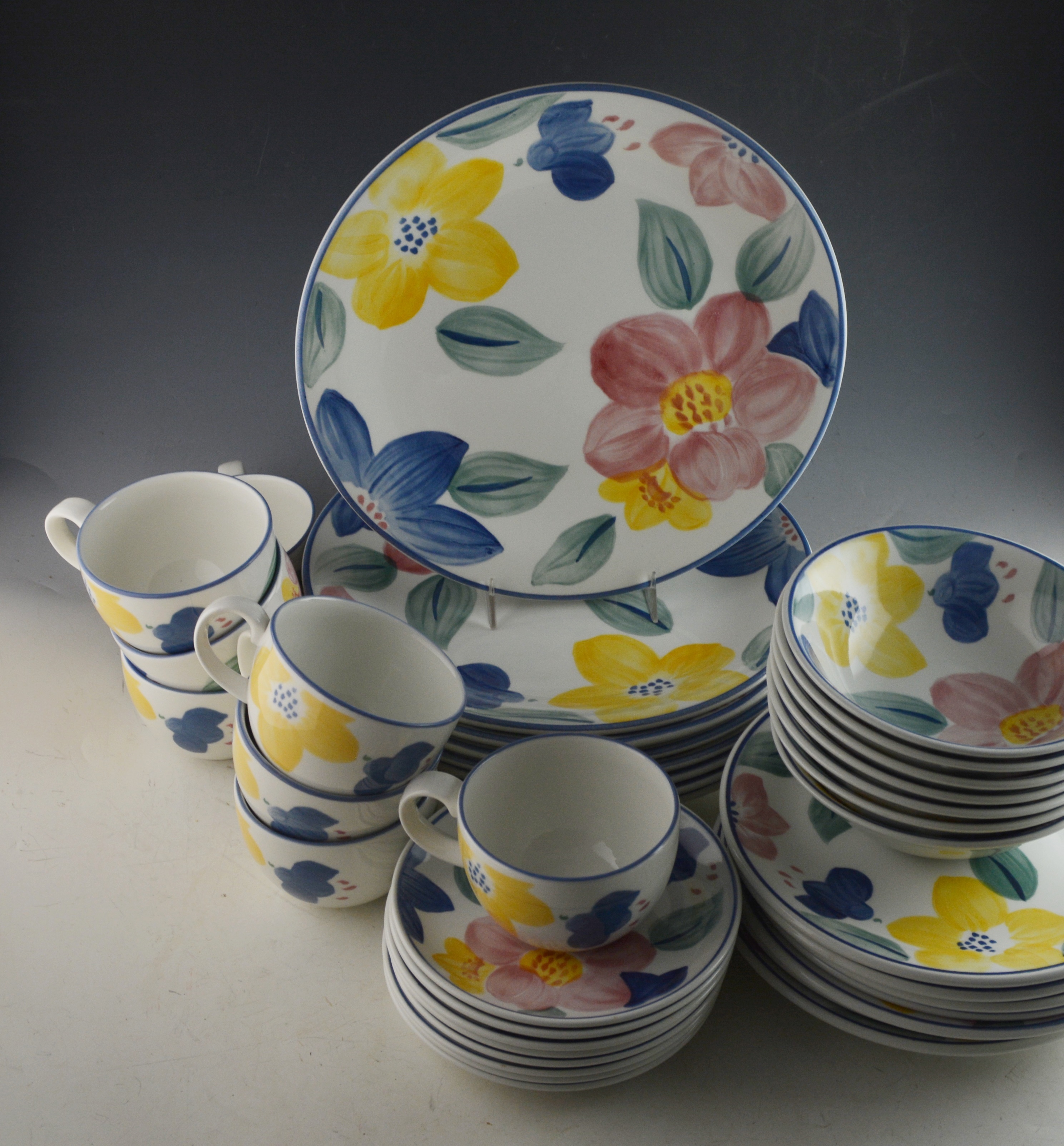 Johnson Brothers Ironstone "Marie" Dinnerware Set of Seven