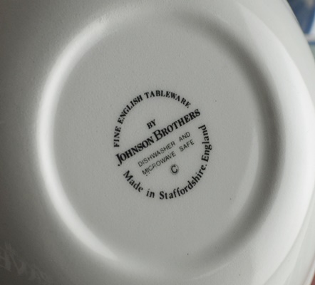 Johnson Brothers Ironstone "Marie" Dinnerware Set of Seven