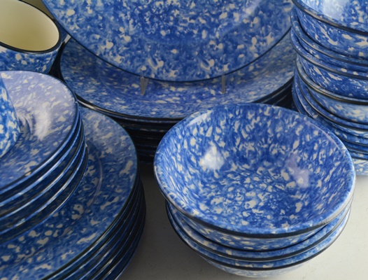 Stangl Pottery Town and Country Dinnerware Set of Five