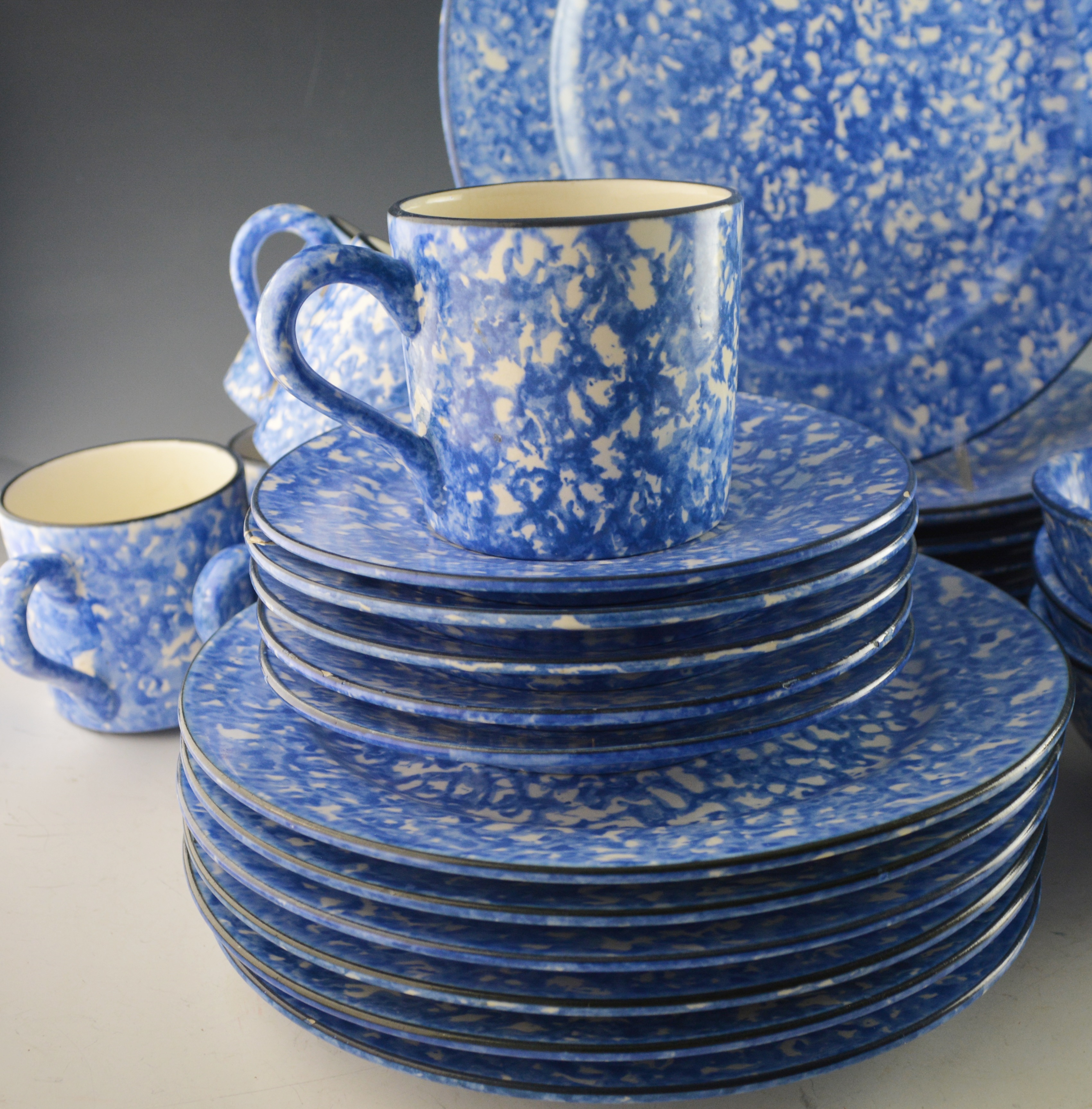 Stangl Pottery Town and Country Dinnerware Set of Five
