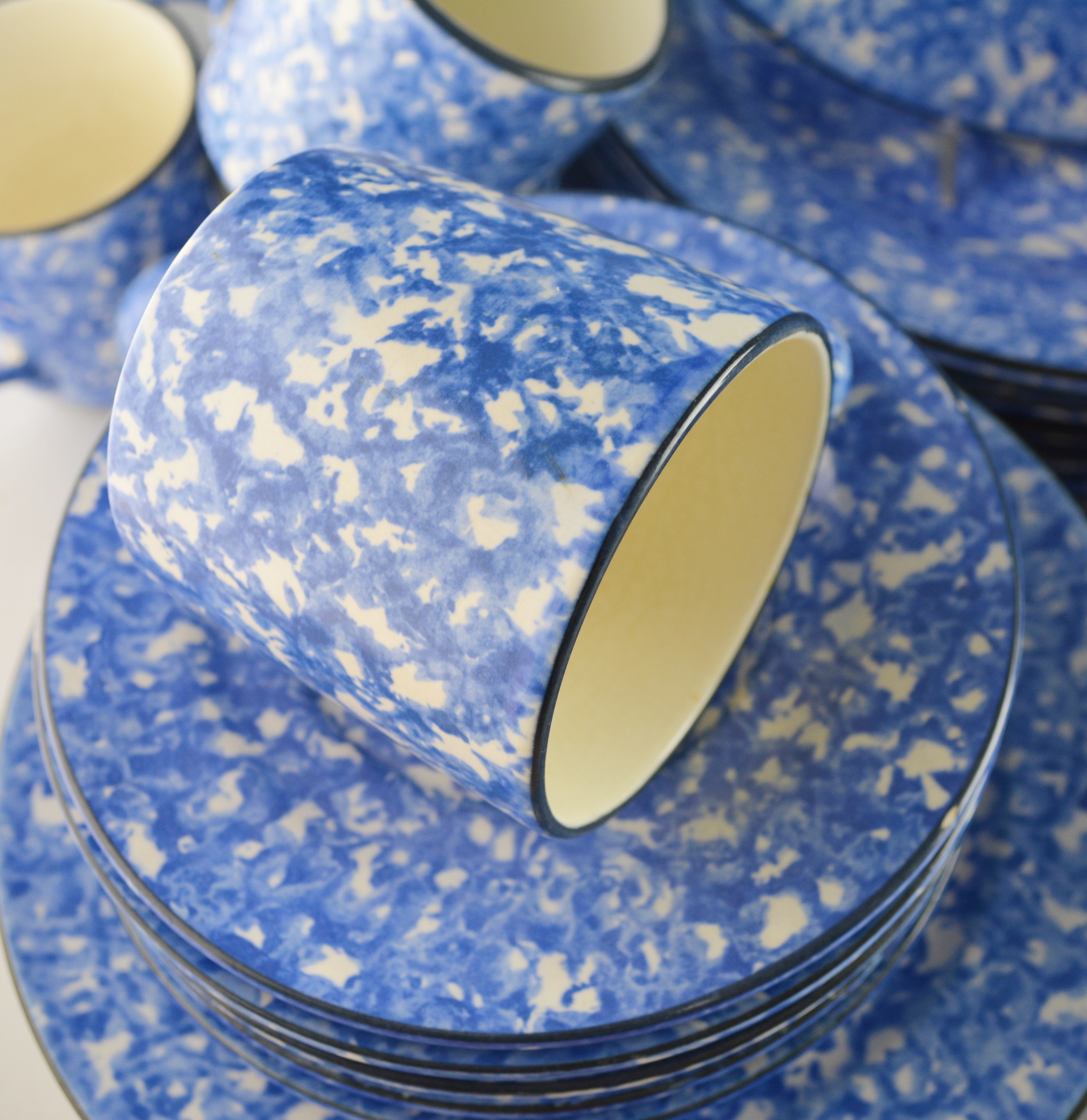 Stangl Pottery Town and Country Dinnerware Set of Five