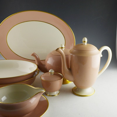 Flintridge California Coral China Serveware