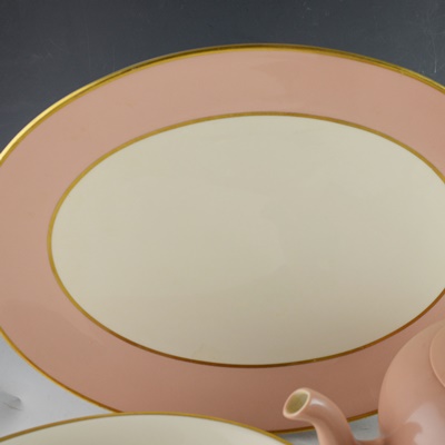 Flintridge California Coral China Serveware