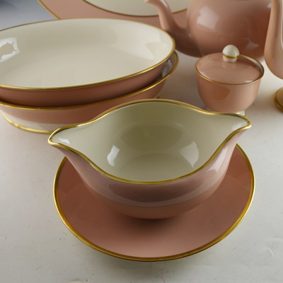 Flintridge California Coral China Serveware