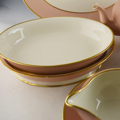 Flintridge California Coral China Serveware