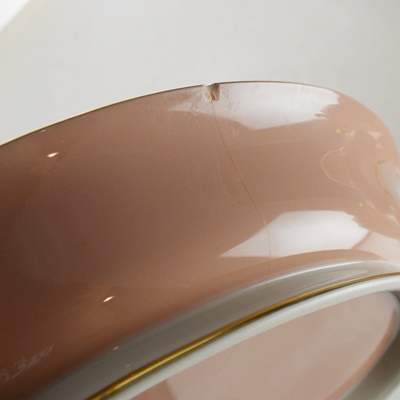 Flintridge California Coral China Serveware