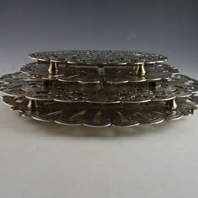 Lunt and Wallace Silver Plated Trivets