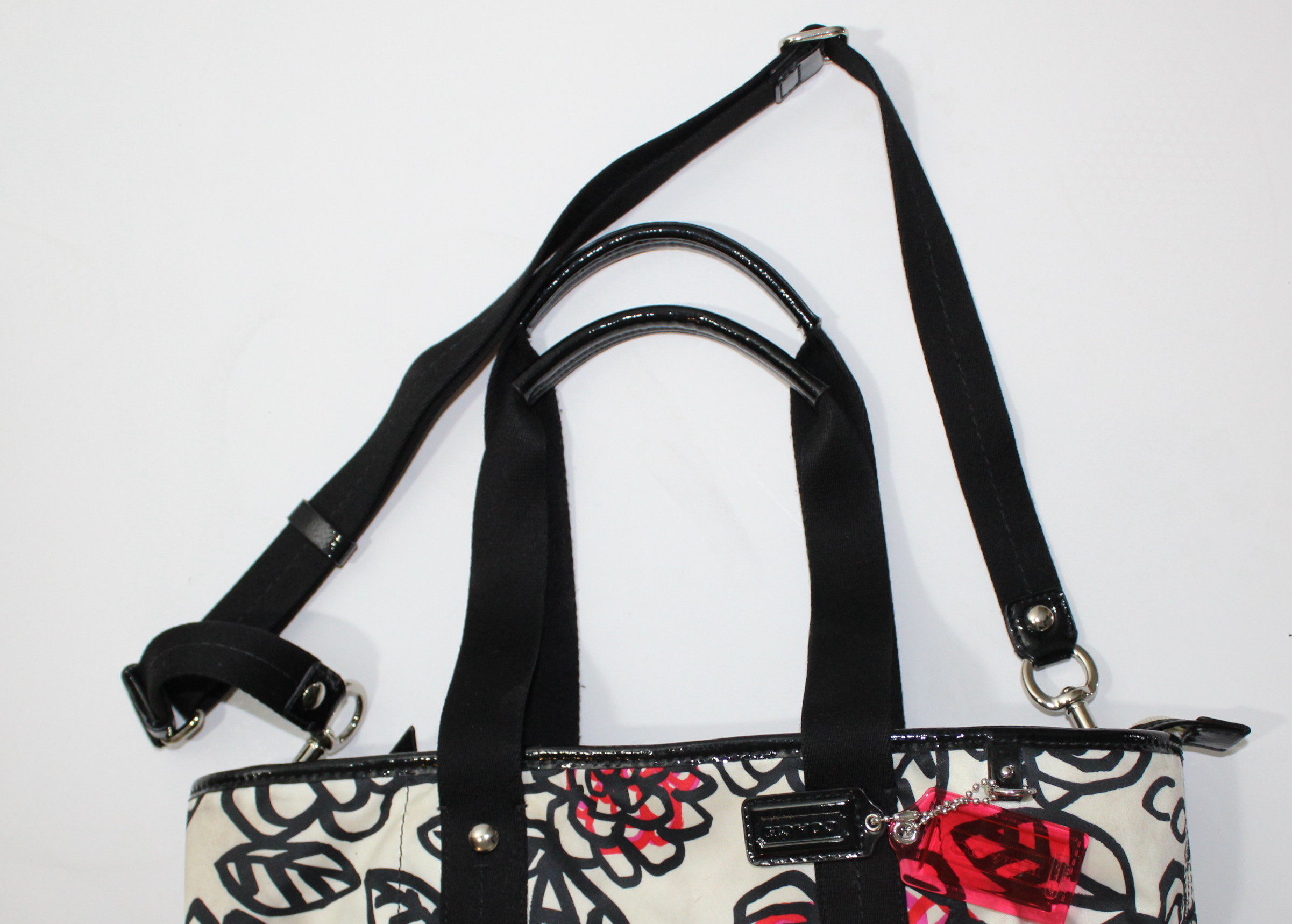 Coach "Poppy Floral Graffiti" Tote Bag