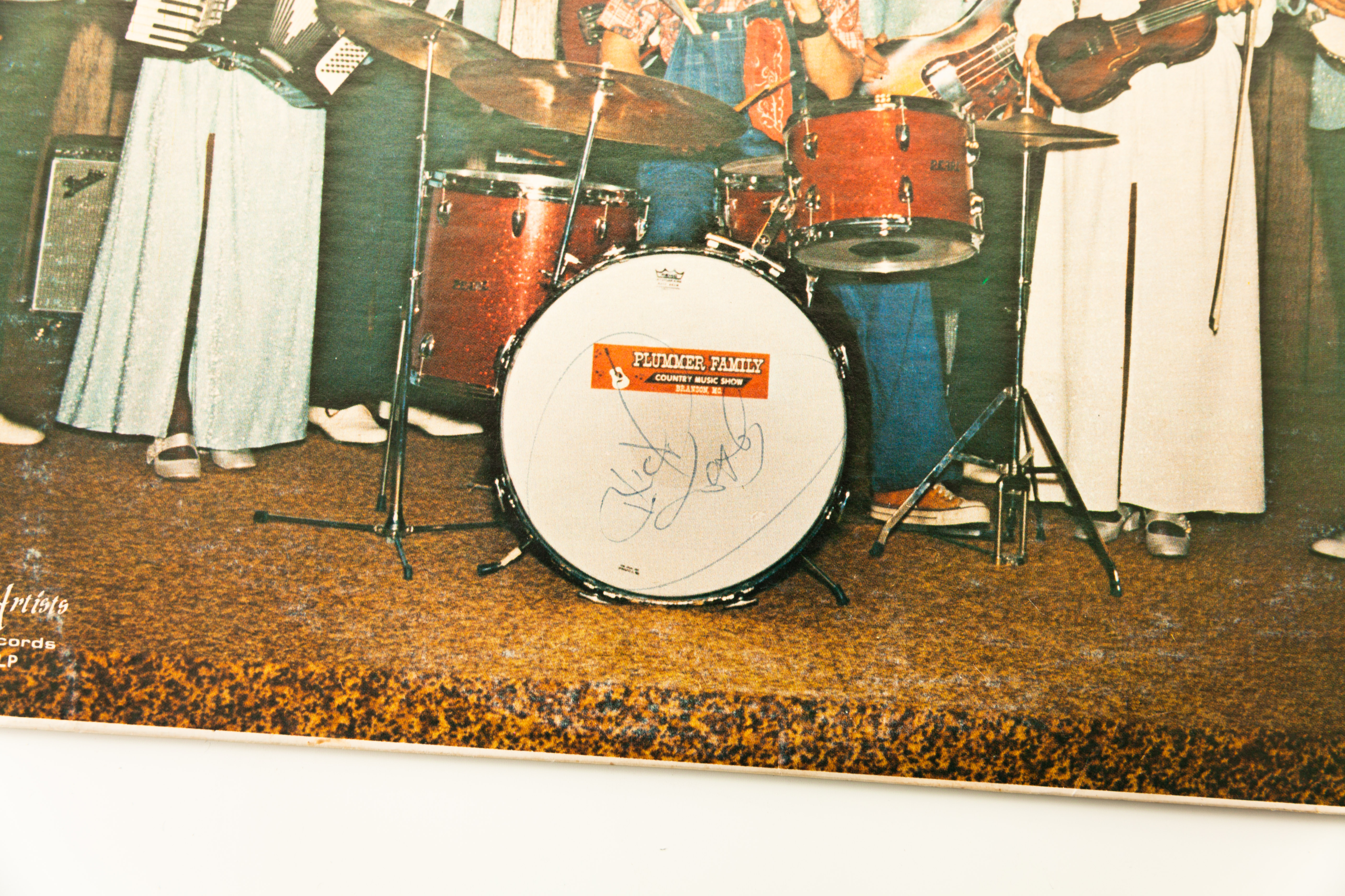 Signed Plummer Family "Country Music In The Ozarks" Record