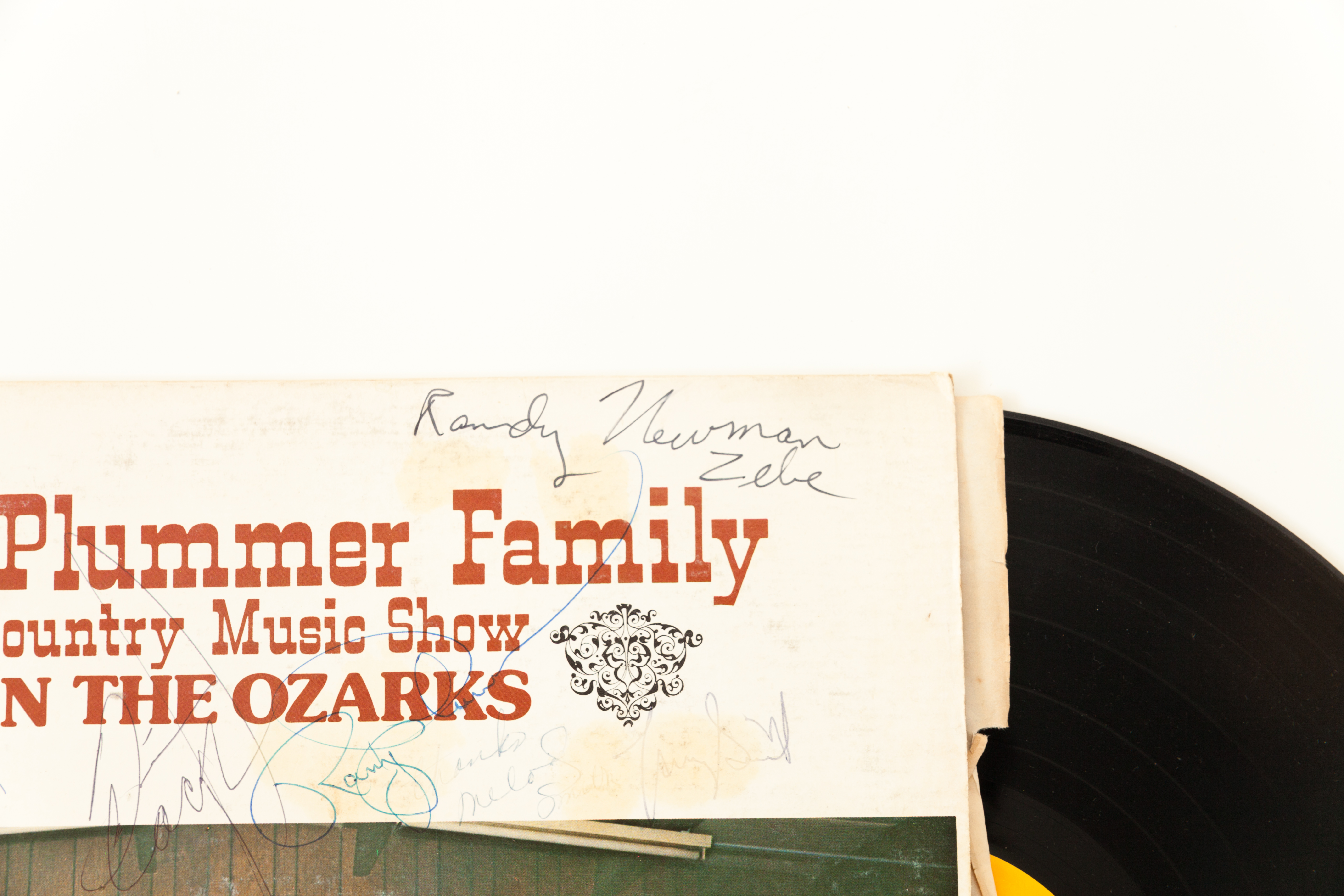 Signed Plummer Family "Country Music In The Ozarks" Record