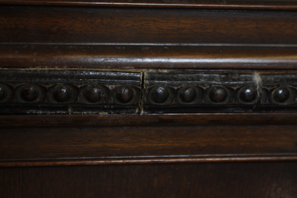 Antique Gothic Revival Cabinet on Stand