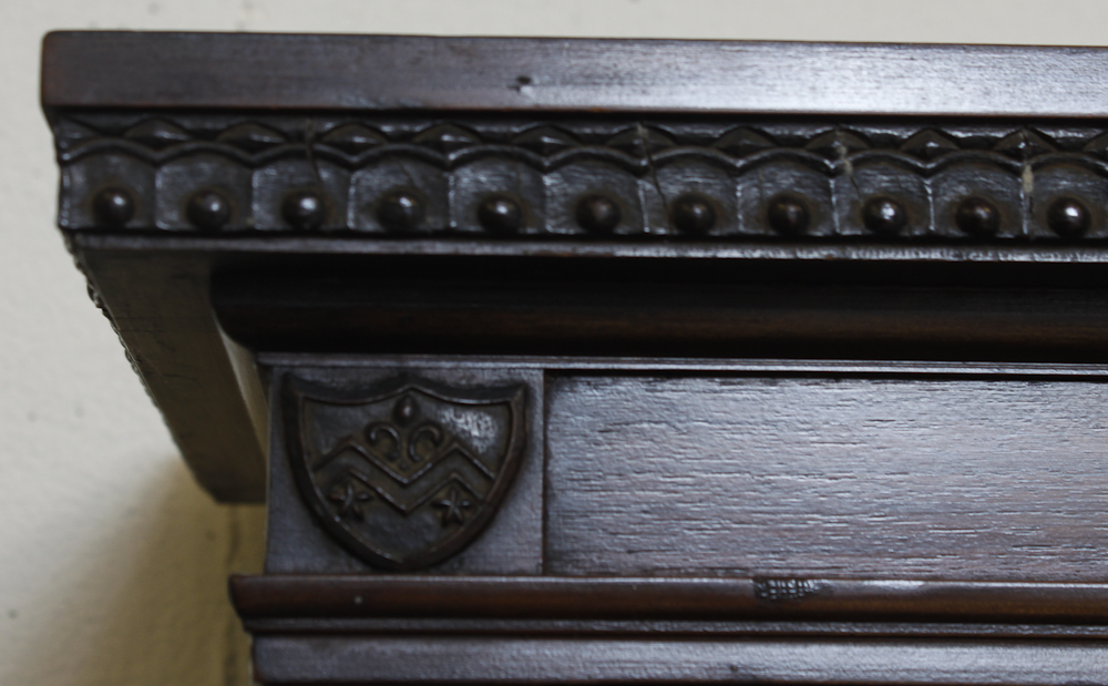 Antique Gothic Revival Cabinet on Stand