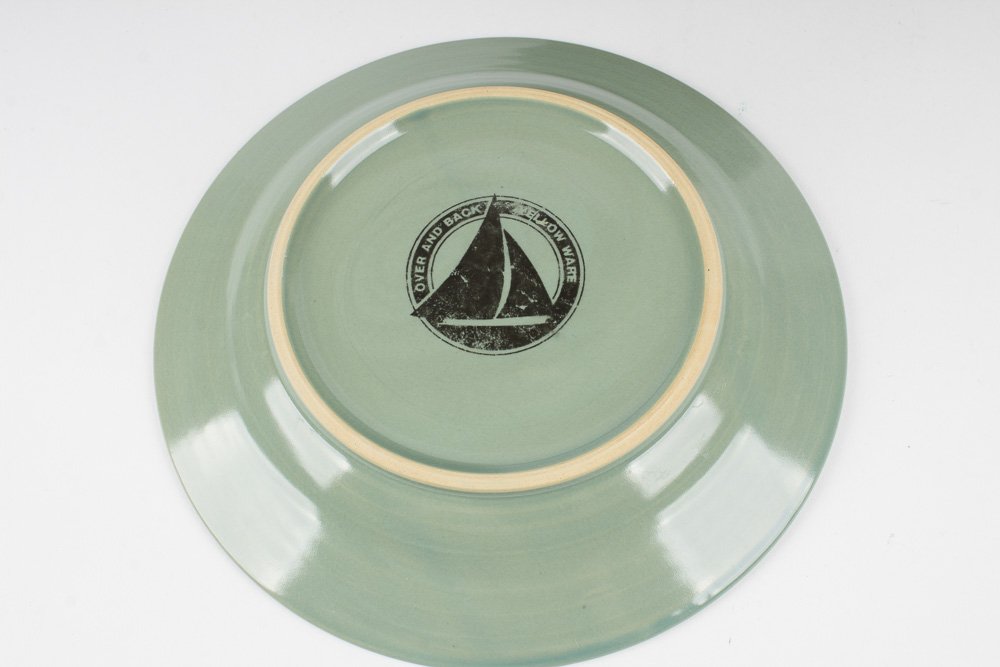 Collection of Dessert and Salad Plates Including Over and Back