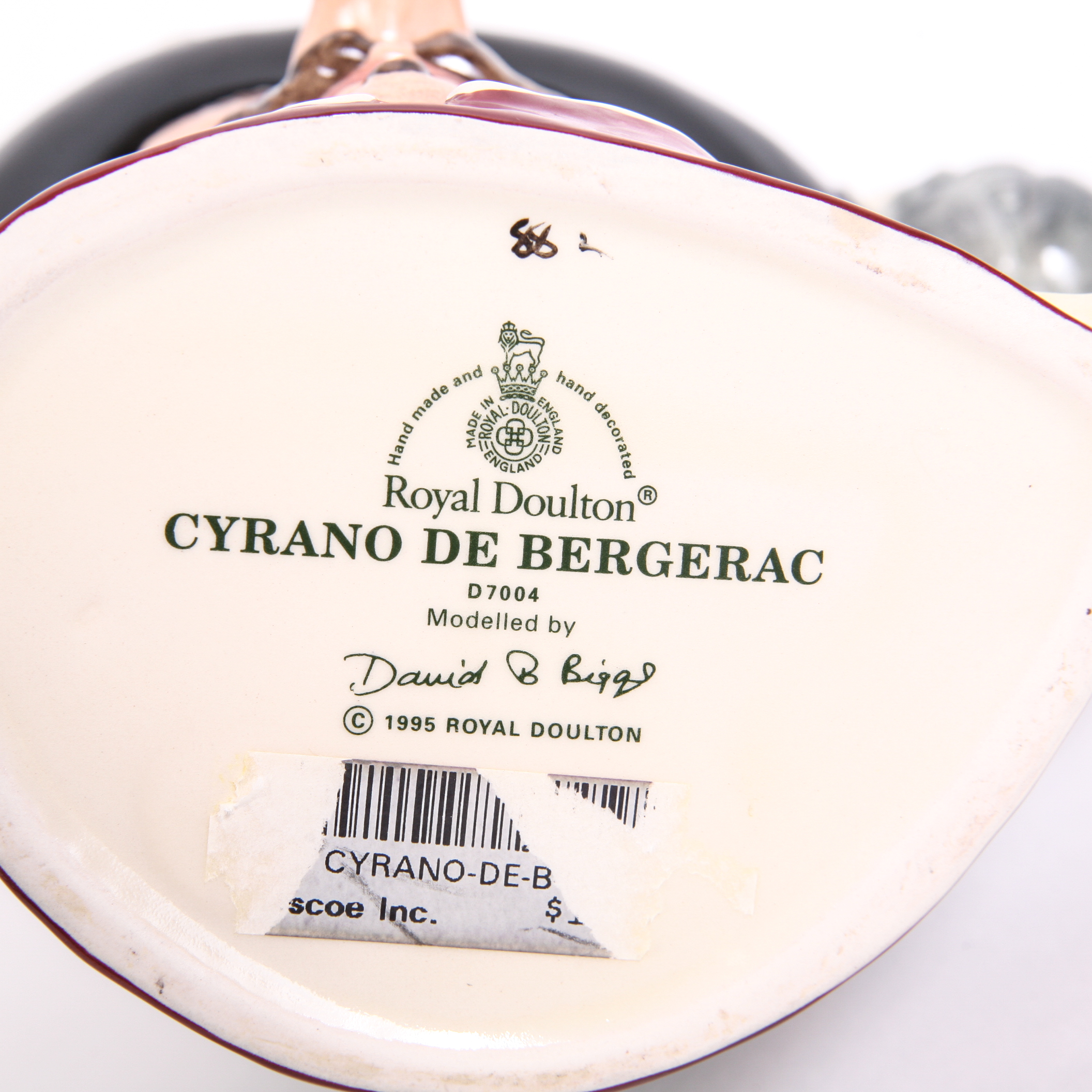 Royal Doulton "Cyrano de Bergerac" D.7004 Toby Jug