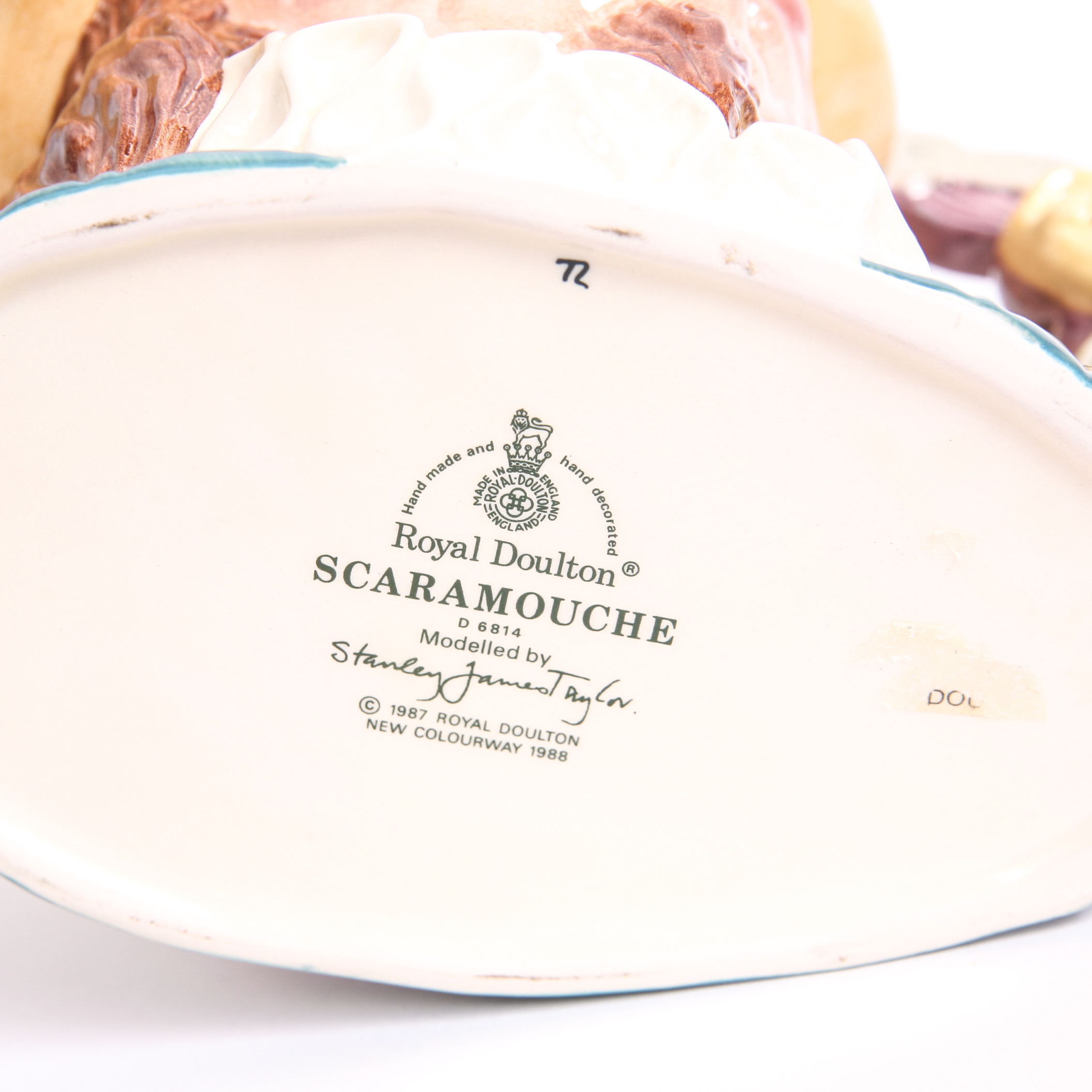 Royal Doulton "Scaramouche" D.6814 Toby Jug