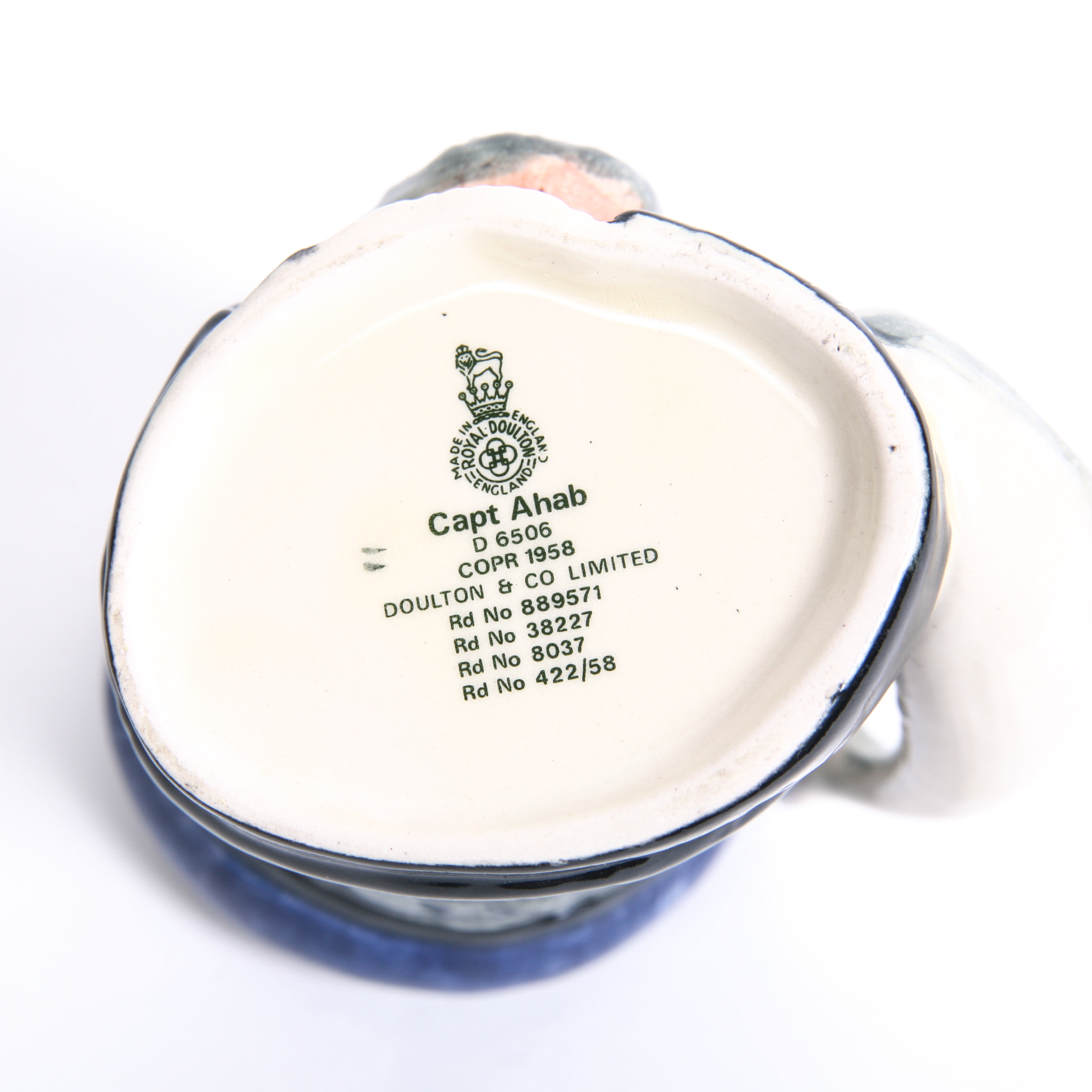 Royal Doulton "Capt. Ahab" D.6506 Toby Mug