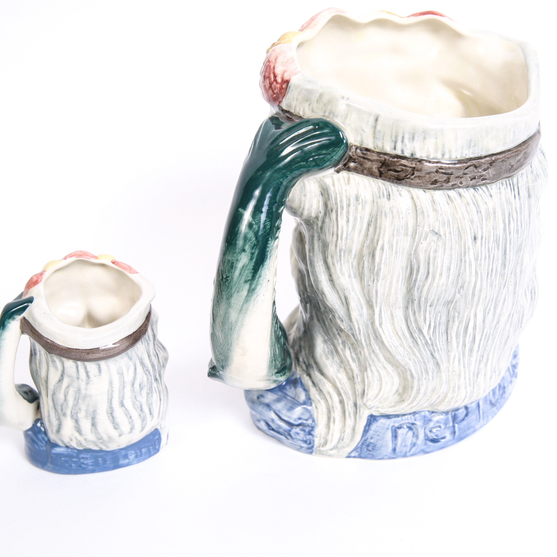 Royal Doulton "Neptune" D.6552 and D.6548 Toby Jug and Mug