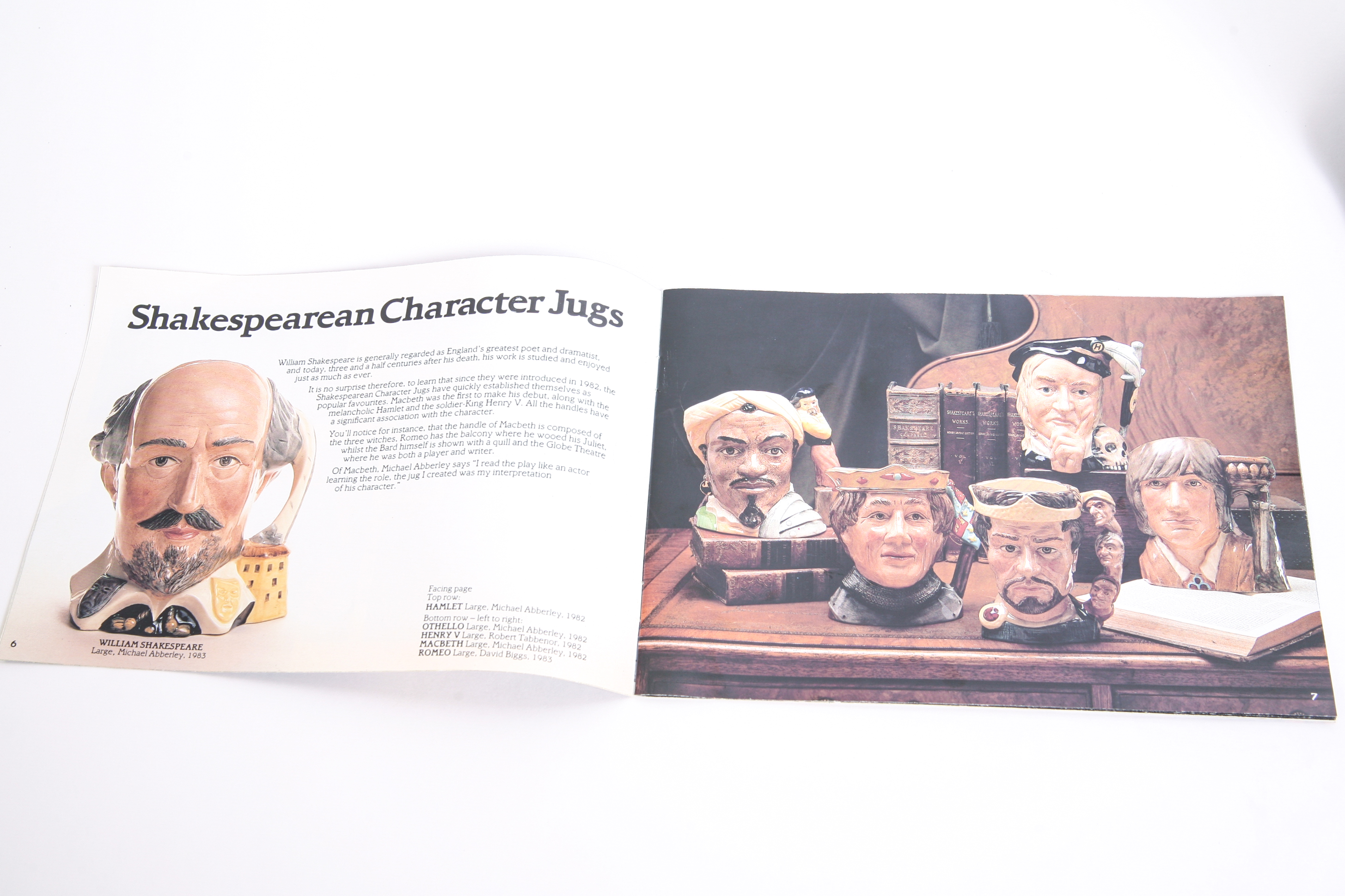 Royal Doulton Shakespearean Collection "Henry V" D.6671 Toby Jug