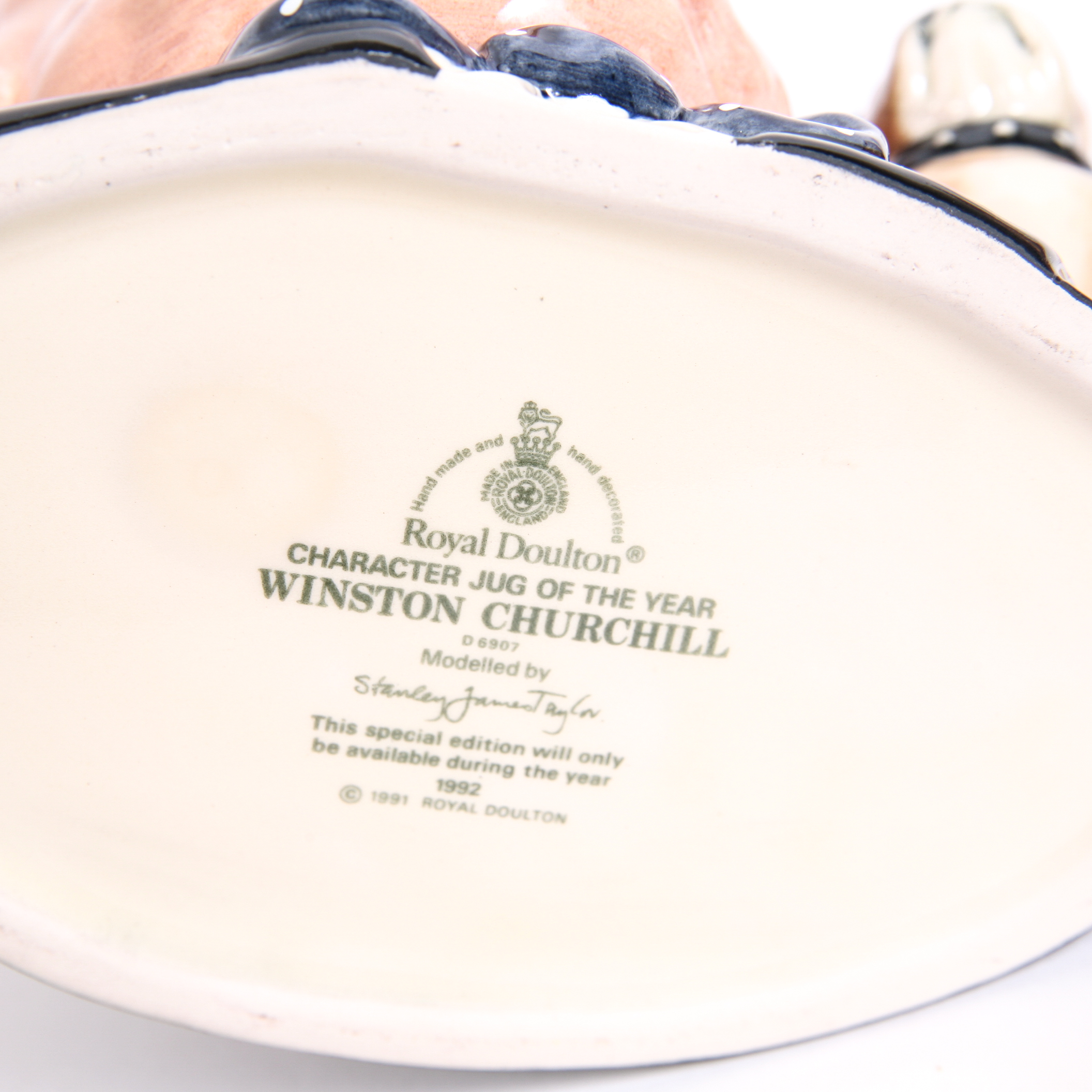 Special Edition Royal Doulton "Winston Churchill" D.6907 Toby Jug