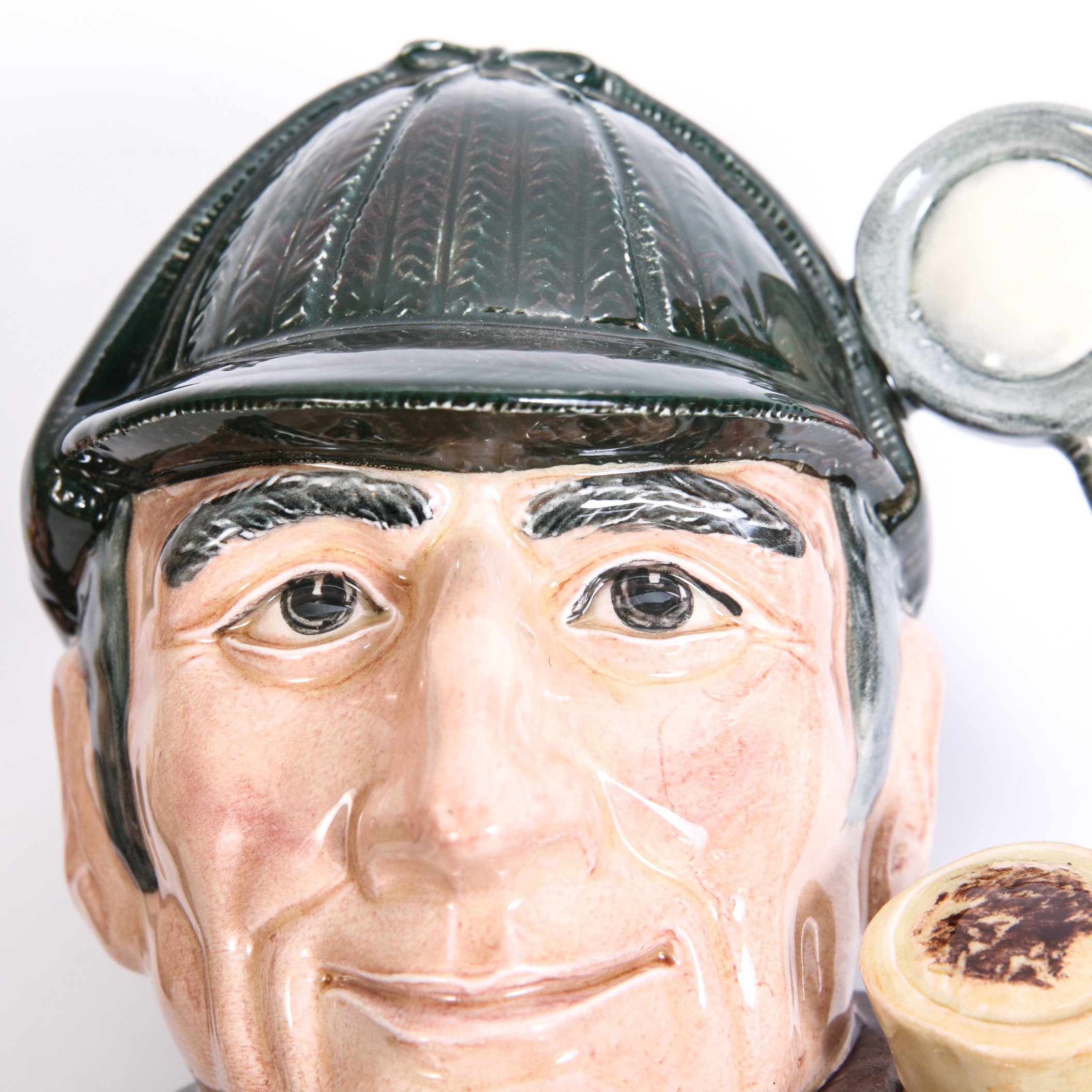 Royal Doulton "The Sleuth" D.6631 Toby Jug and D.6635 Mug
