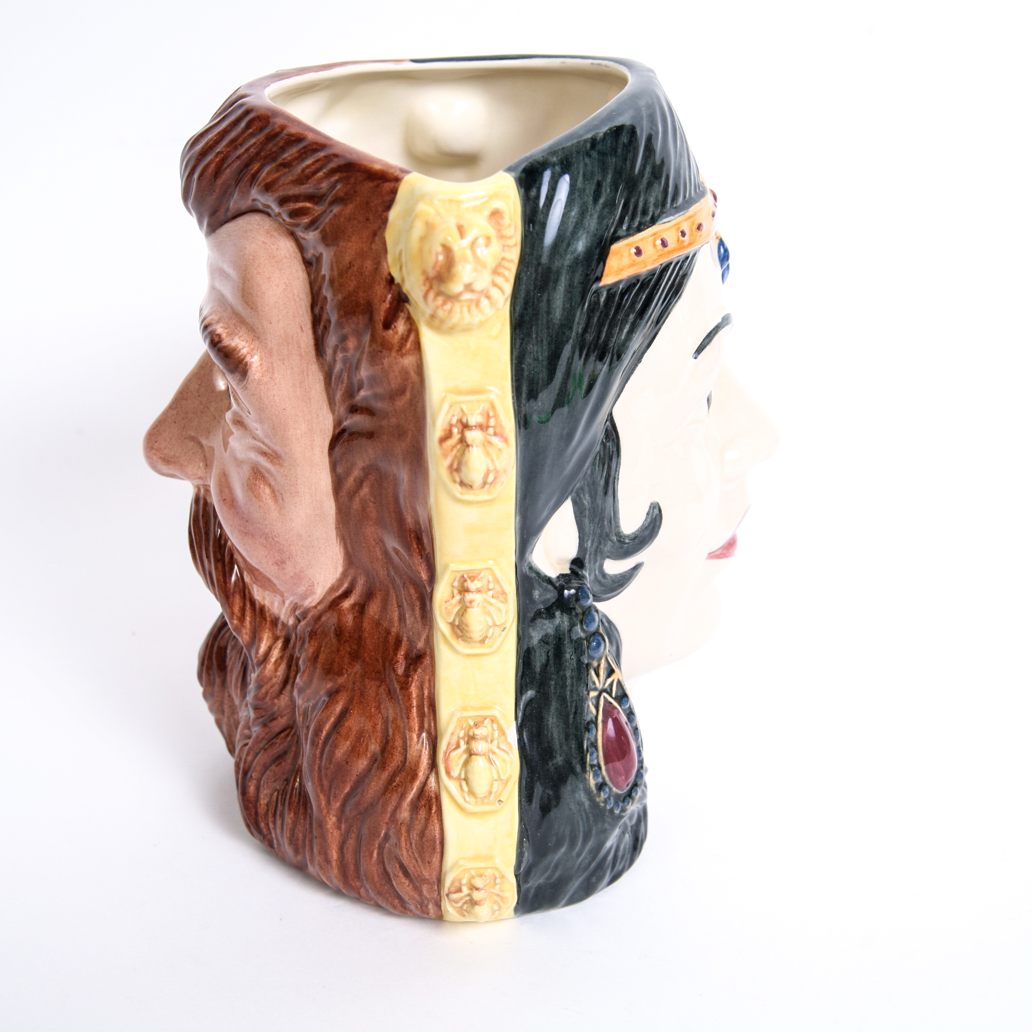 Limited Edition Royal Doulton Star-Crossed Lovers Collection "Samson & Delilah" D.6787 Toby Jug