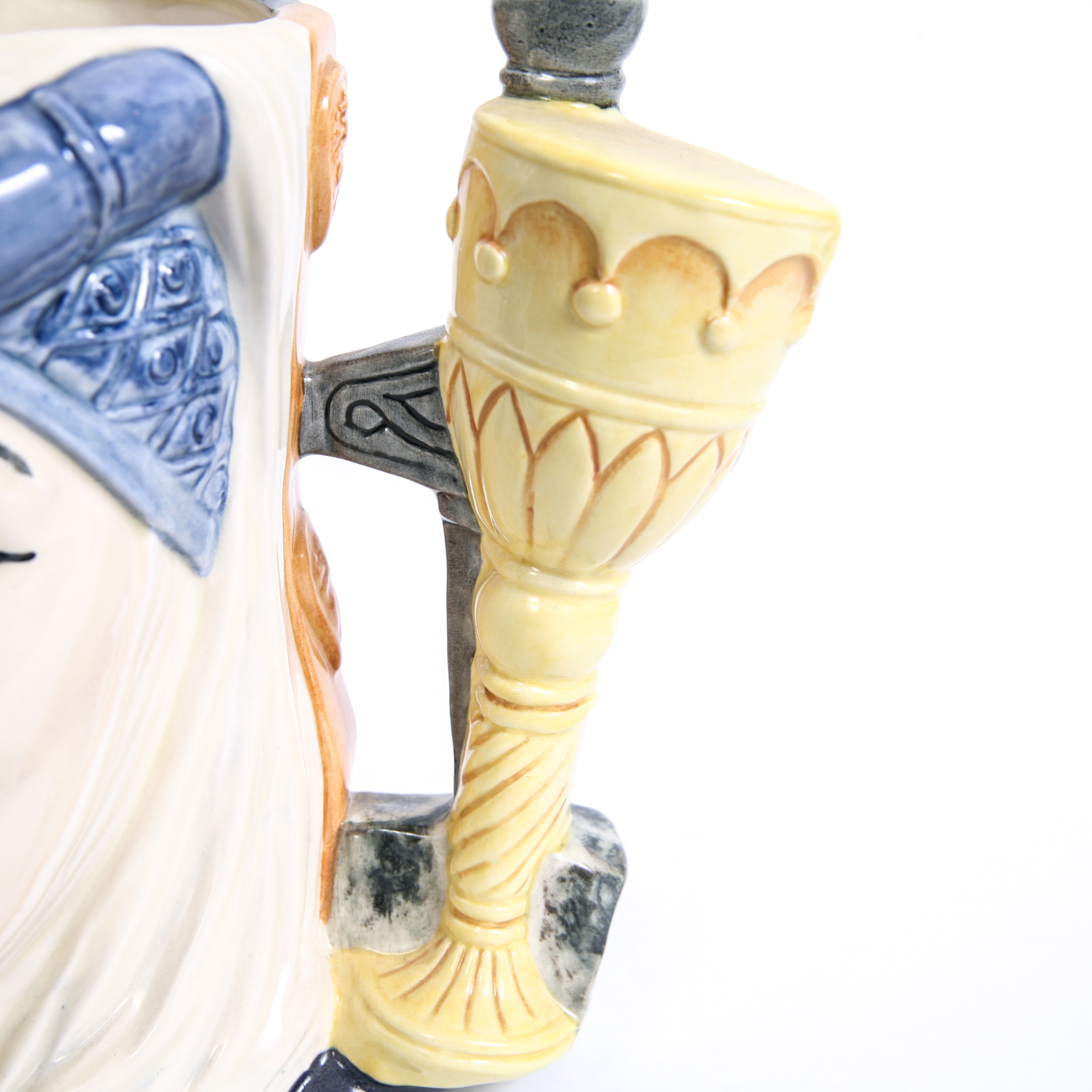 Limited Edition Royal Doulton Star-Crossed Lovers Collection "King Arthur & Guinevere" D.6836 Toby Jug