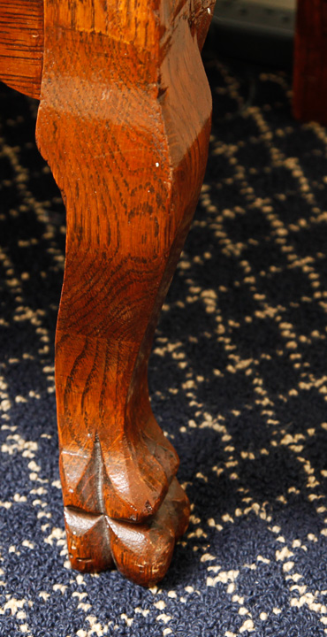 Vintage Oak Serpentine Lowboy