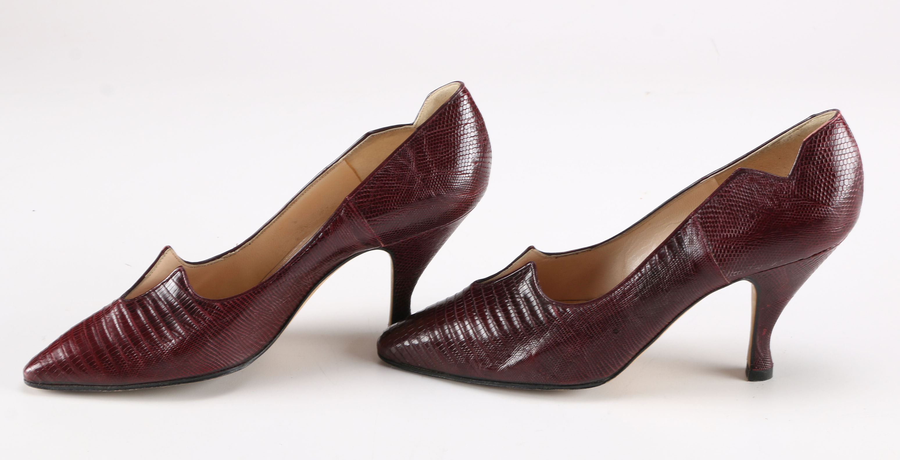 Pair of Lizard Manolo Blahnik Pumps