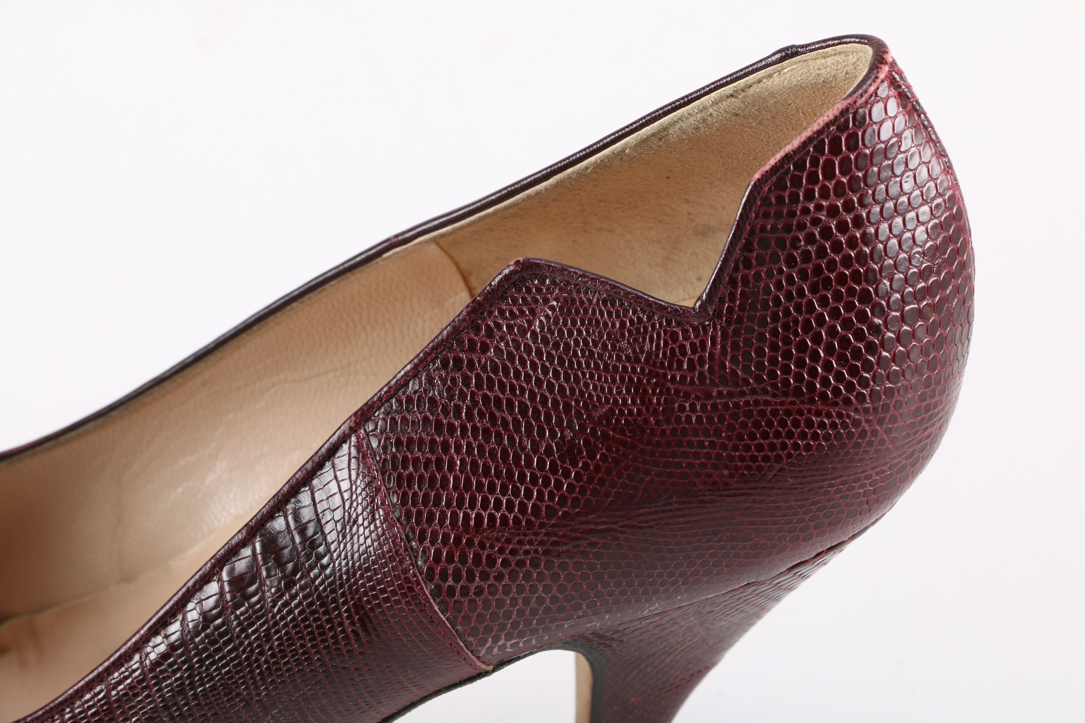 Pair of Lizard Manolo Blahnik Pumps
